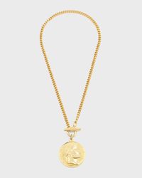 Gold Coin Pendant Necklace