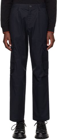 PS by Paul Smith Navy Loose-Fit Cargo Pants