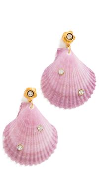 Brinker + Eliza On Holiday Earrings Lilac One Size