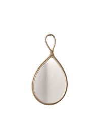 Factory - Miroir goutte en rotin - Taille Unique - Beige