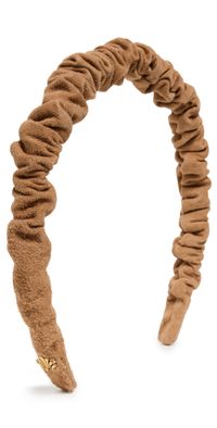 Lele Sadoughi Jessie Suede Headband Buff One Size