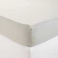 Madura - Drap housse - Taille 180x200 cm - Beige