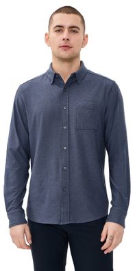Rhone WFH Shirt Shale Blue M