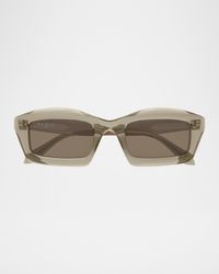 Rectangle Acetate Sunglasses