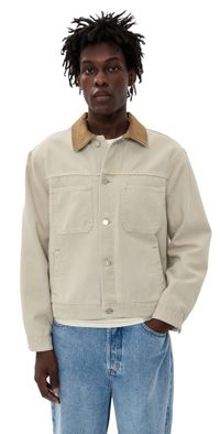 FRAME Canvas Utility Jacket Beach Sand M
