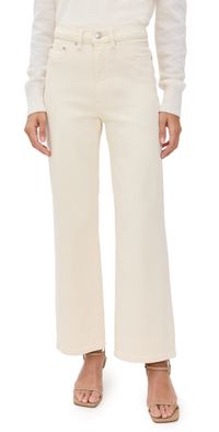 DL1961 Karmine Refined Wide Leg High Rise Jeans Flax (Vintage) 31