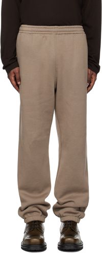 AURALEE Brown Smooth Soft Sweatpants