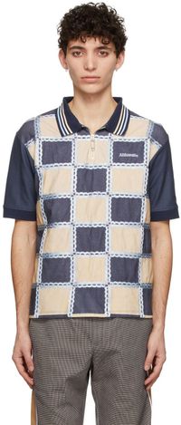 Ahluwalia Grey Organic Cotton Polo