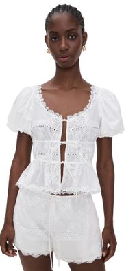 En Saison Marisol Top White M