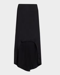 Keyhole Cutout Maxi Skirt