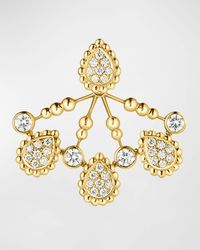 Serpent Boheme 18K Yellow Gold Motif Diamond Single Earring
