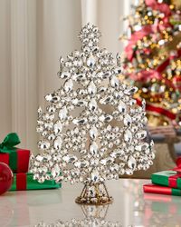 Luxurious Rhinestone Tabletop Christmas Tree