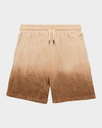 Boy's Abay Ombre Cotton Drawstring Shorts, Size 8-16