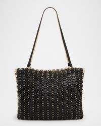 Sac a Main Leather Disc Link Shoulder Bag