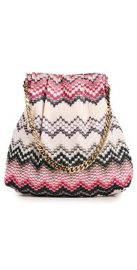 Missoni Drawstring Pouch Chain Wave Sera One Size