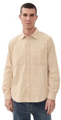 PS Paul Smith Casual Fit Corduroy Shirt Beige XL