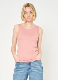Ekyog - Débardeur ajusté en maille - Taille L - Rose