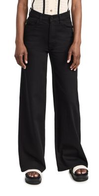 DL1961 Hepburn Wide Leg: High Rise Vintage Jeans Jet Black 30