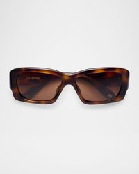 Croisière Rectangle Acetate Sunglasses
