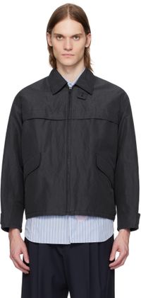 YLÈVE Black Ramy Cotton Weather Jacket