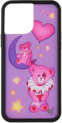 Wildflower Cases Étui pour iPhone 13 Pro Max Harlequin Bear Hug mauve