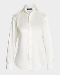 Slim-Fit Silk Shirt