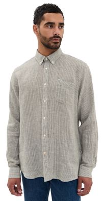Barbour Linton Tailored Shirt Olive XL
