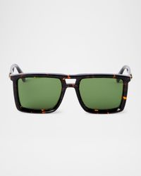 Men's Stratford Acetate Square Sunglasses