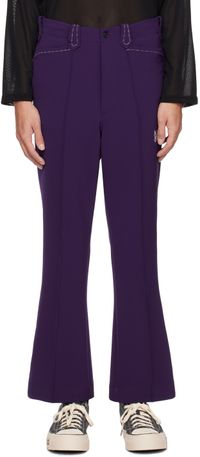 NEEDLES Purple Western Leisure Trousers
