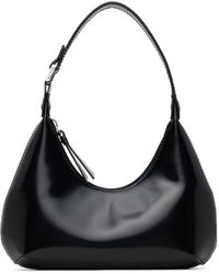 BY FAR Black Baby Amber Shoulder Bag
