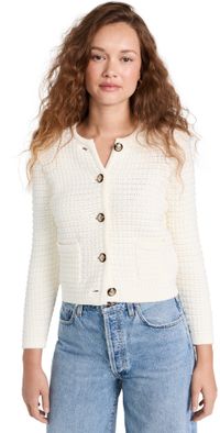 ba & sh Gaspard Cardigan Ecru 1