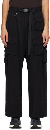 Y-3 Black Belted Cargo Pants