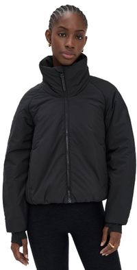 Beyond Yoga Warm Up Puffer Jacket Black XL