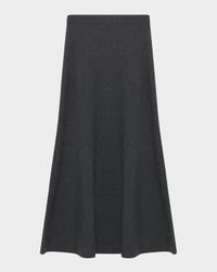 Atwood Wool Trumpet Midi Skirt