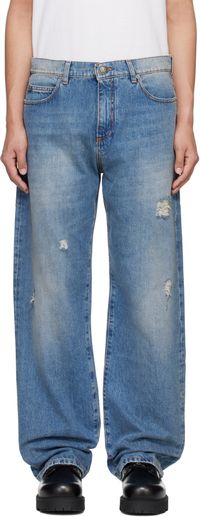 Balmain Jean décontracté bleu