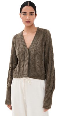 Le Kasha Baulieu Cashmere Sweater Olive One Size