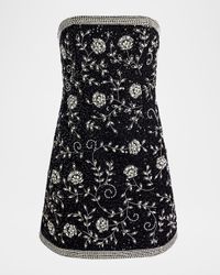 Katia Embellished Strapless Mini Dress