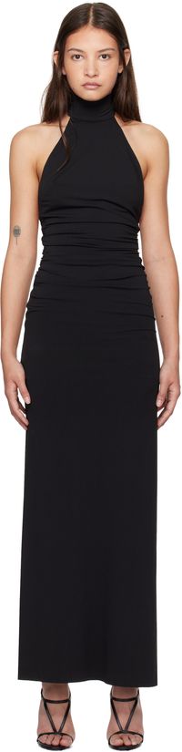 BEC + BRIDGE Black Larsen Racer Maxi Dress