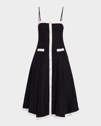 Cordelia Sleeveless Button-Front Midi Dress
