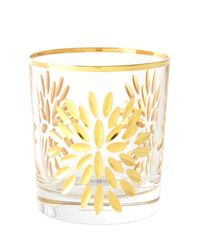 Exploded Petals Double Old-Fashioneds, Set of 4