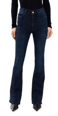 DL1961 Bridget Boot: High Rise Instasculpt Jeans 33 Mediterranean (Performance) 24