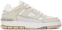 Axel Arigato White & Beige Area Lo Sneakers