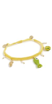 ALÉMAIS Tesori Macrame Fish Charm Bracelet Multi One Size