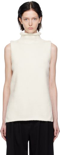 Proenza Schouler Col roulé Lily blanc cassé