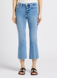 Frame - Jean cropped évasé - Taille 30 - Jean Délavé