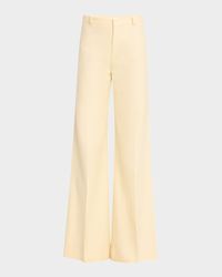 High-Rise Flare Tailored Trousers