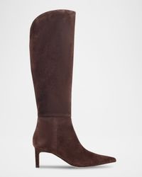 Esmee Suede Knee-High Boots