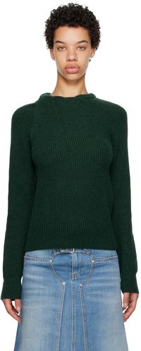 Stella McCartney Green Shifting Knot Sweater
