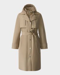 Siobhan Trench Coat with Removable Down Bib