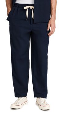 Howlin' Japanese Seersucker Pants Navy Seersucker L